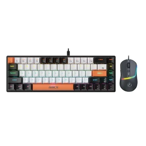 COMBO iMICE MX-X20 SOURIS CLAVIER MECANIQUE RED SWITCH