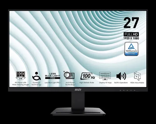ECRAN MSI PRO MP273A 27 100HZ IPS 1MS FHD