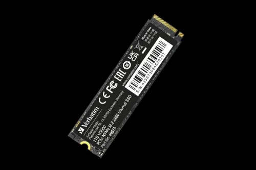 SSD NVME VERBATIM Vi3000 1TB PCIe 3.0 3100 MB/s - PCIe 3.0 NVMe M.2 2280, Haute Performance 