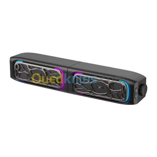 HAUT PARLEUR HAVIT SK215 ENCEINTES PC GAMING RGB BLUETOOTH