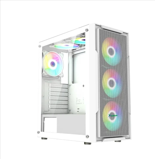 BOITIER XANDER HULK MESH 4 FANS RGB WHITE