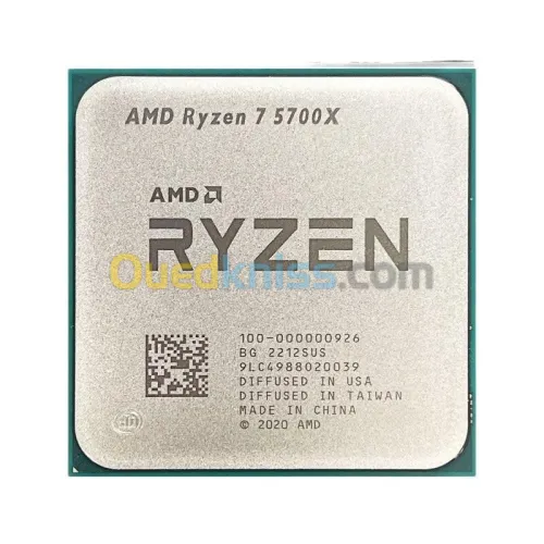 CPU AMD Ryzen 7 5700X (3.4 GHz / 4.6 GHz) TRAY