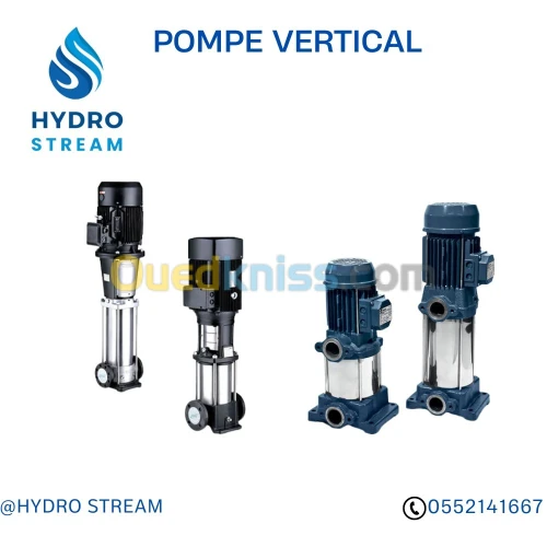 POMPE EAU VERTICALE HORIZONTALE Jockey Pump IMMERGÉE SURPRESSEUR LEO مضخة غاطسة افقية عمودية VIDE 