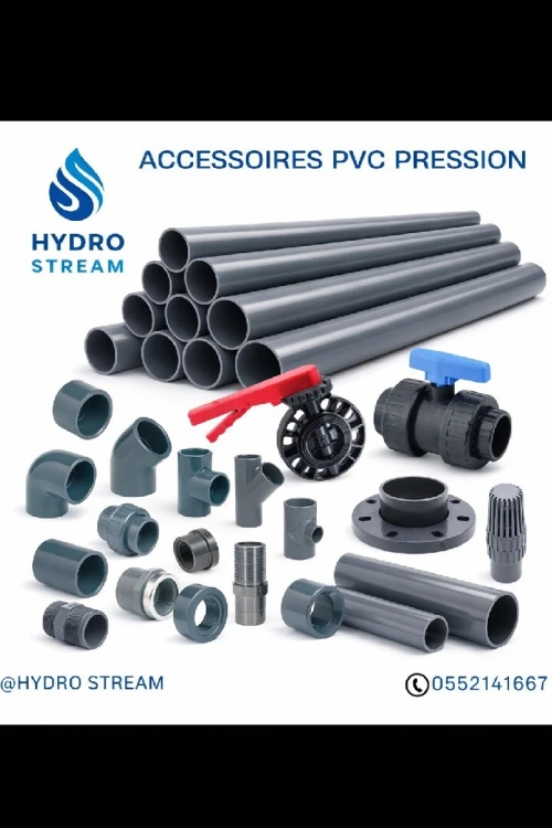 PVC PRESSION TUBE PVC VANNE PVC COUDE TE EMBOUT MANCHON PN16 PN10 et PN6 PN4