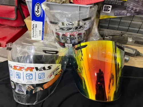 VISIÈRE IRIDIUM CASQUE ARAÏ Sz-R