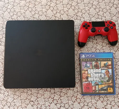 PS4 Slim 500GB + CD GTA5