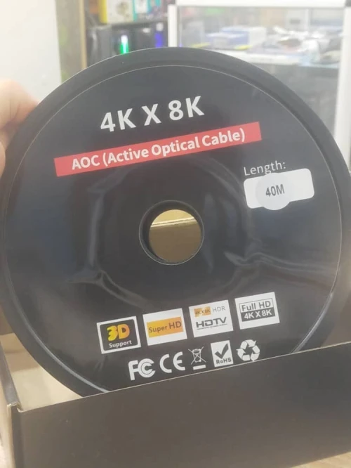Cable HDMI / HDMI 2.0 4K **40M**  Fiber Optique
