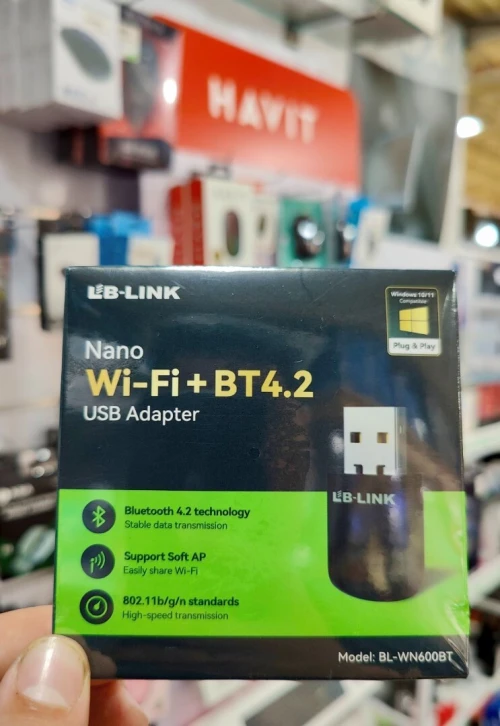 Clé Réseau WiFi USB  LB-LINK Bleutooth 4.2 N300Mpbs