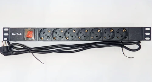 Bandeau D'Alimentation 7 Prises 19" 1U MT-NA213N 