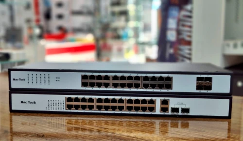 Switch Mac Tech 24 Ports PoE_Gigabit_04 SFP MT-SWGPOESD424S
