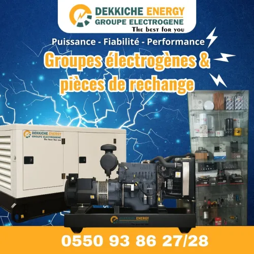 GROUPE ELECTROGENE ET PIECE DE RECHANE