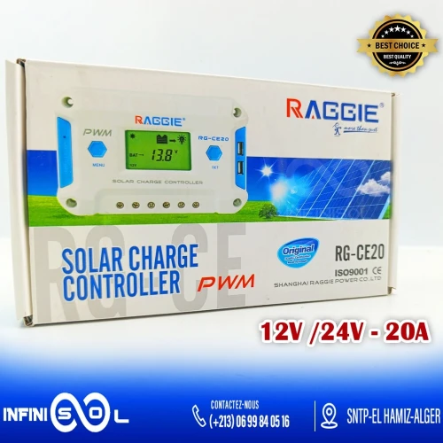 REGULATEUR DE CHARGE SOLAIRE 20A
