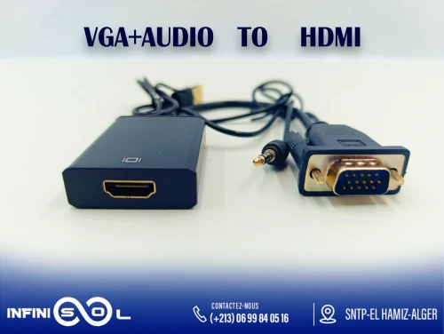 Adaptateurs HDMI/VGA/RJ45
