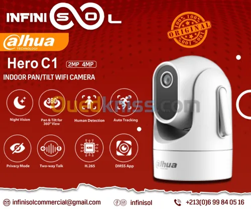 Caméra WIFI DAhUA HERO C1