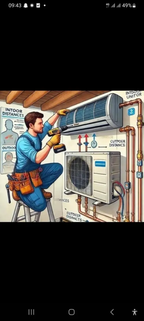 Installation de climatisation