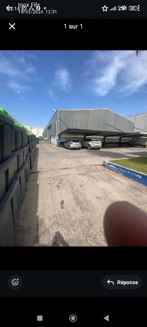 Vente Hangar - Usine Oran Es senia