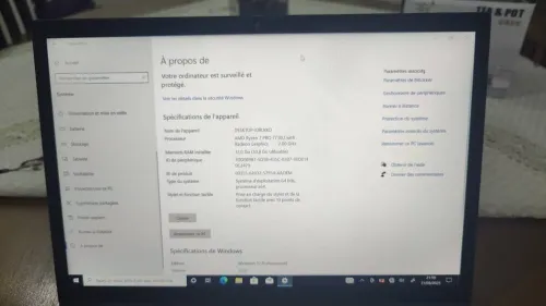 Lenovo thinkpad L13 yoga gen4 Ryzen 7 pro 7730U 32/512 SSD cycle 1 neuf