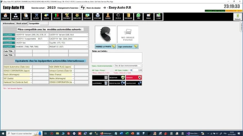 Logiciel Easy-Auto P.R - برنامج  خاص بقطع غيار السيارات - Version Starter 