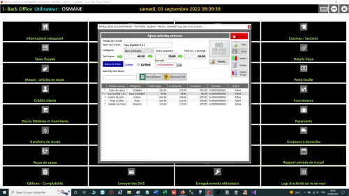 Logiciel Easy-Resto POS 