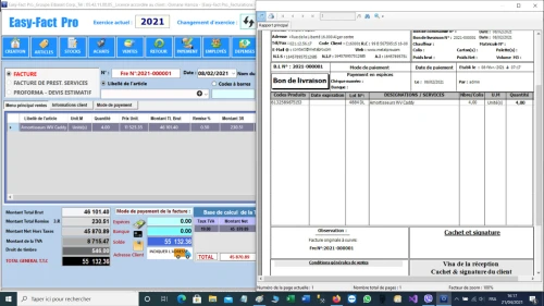 Logiciel EASY-FACT Pro - D10  - برنامج إدارة المخزون و التجارة