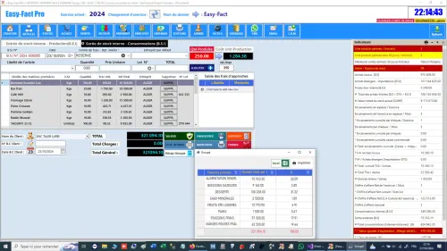 Logiciel EASY-FACT Pro - D10  - برنامج إدارة المخزون و التجارة