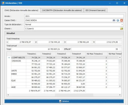 Logiciel Easy-Paie Pro - برنامج إدارة الأجور والعمال