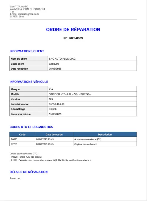 Logiciel Easy-Auto P.R - برنامج  خاص بقطع غيار السيارات - Version Starter