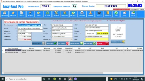 Logiciel EASY-FACT Pro - D10  - برنامج إدارة المخزون و التجارة
