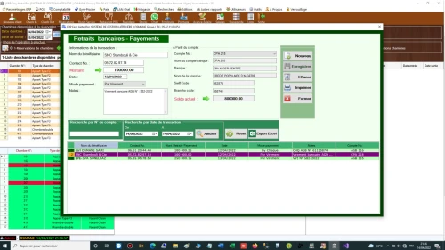 LOGICIEL GESTION HÔTELIÈRE COMPLÈTE  - برنامج لتسيير الفندقي