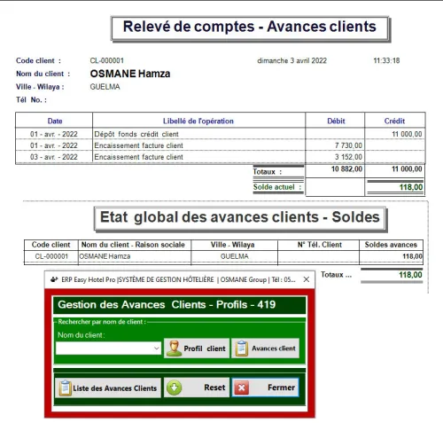 LOGICIEL GESTION HÔTELIÈRE COMPLÈTE  - برنامج لتسيير الفندقي