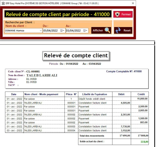 LOGICIEL GESTION HÔTELIÈRE COMPLÈTE  - برنامج لتسيير الفندقي