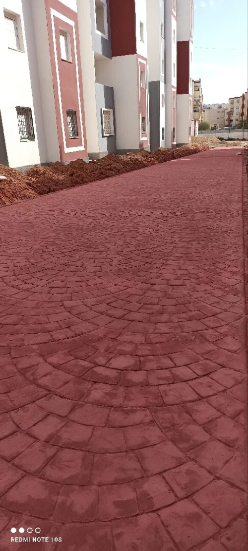 Béton imprimé 
