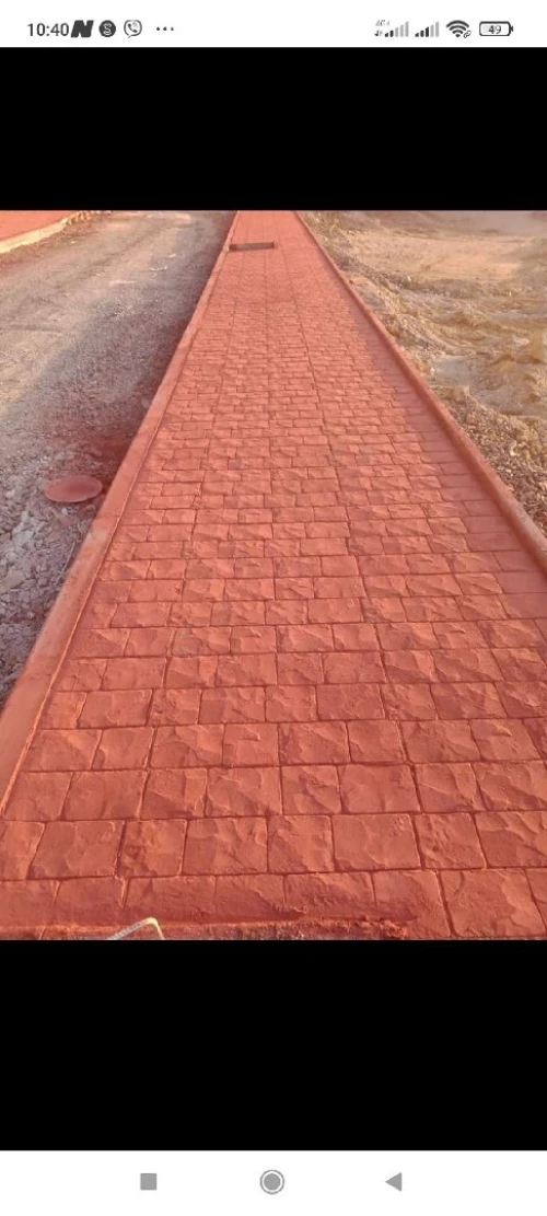Béton imprimé 