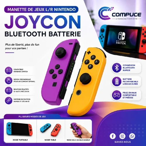Manette Switch joycon bluetooth