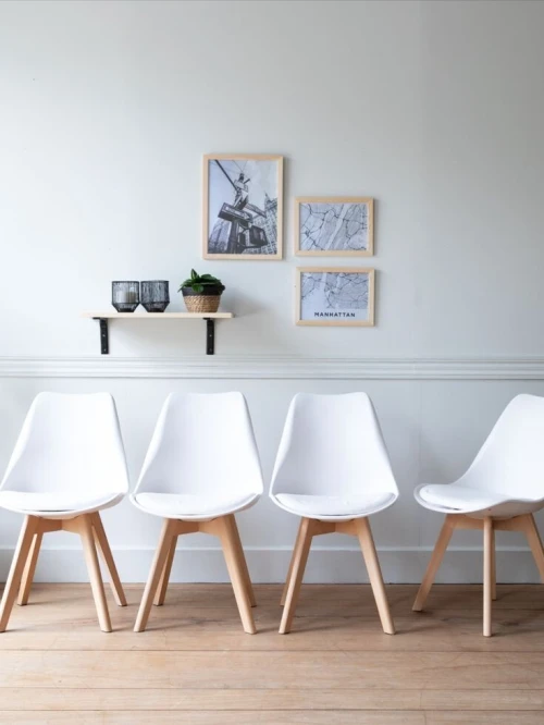 Chaises Tulipe disponible en 4 couleurs