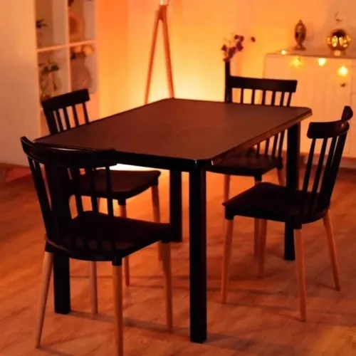 Pack Table 80cm+ 2 Chaises Bistrots à 18900 da seulement