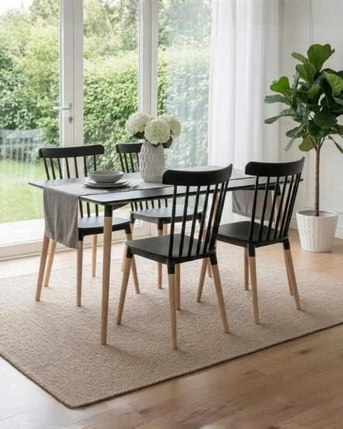Pack Table 80cm+ 2 Chaises Bistrots à 18900 da seulement