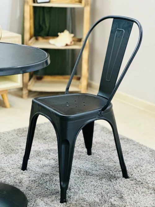 Chaise Tolier 100% Acier inoxydable Disponible en plusieurs couleurs