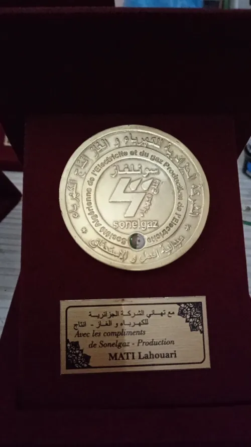 médaille bronze personnalisé et trophée 
