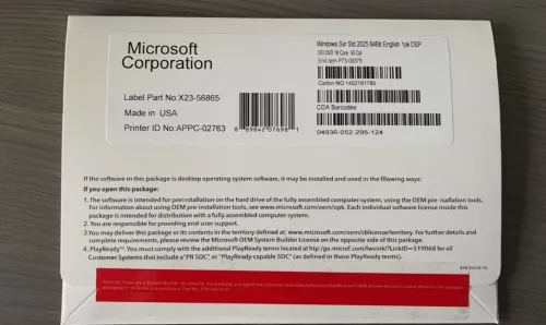 Windows server 2019 2022 2025 - Coffret