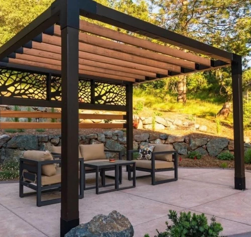 Pergolas en Bois Sur Mesure --Direct Atelier-- "Fabrication Artisanale"