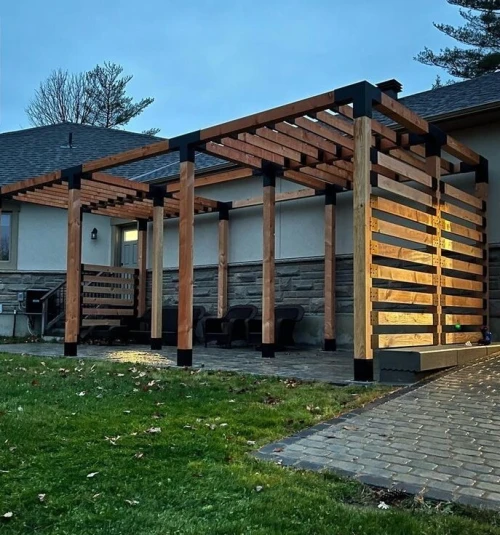 Pergolas en Bois Sur Mesure --Direct Atelier-- "Fabrication Artisanale"