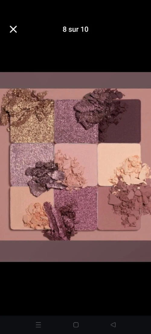 Lot pallette et fond de teint marque Huda beauty original