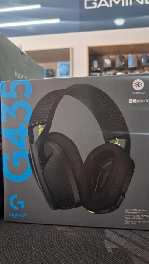 Logitech G435 LIGHTSPEED  Casque Gaming Sans Fil Bluetooth & LIGHTSPEED Ultra-Léger Noir