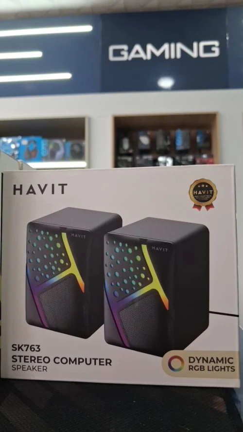 Haut-Parleurs HAVIT SK763 RGB  USB & Jack 3.5 mm