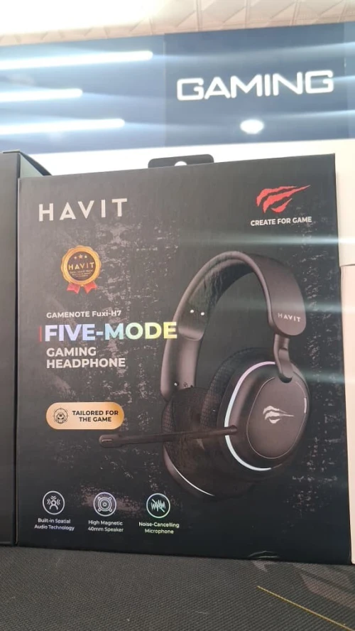 Casque Gaming HAVIT FUXI-H7  Son Immersif, 5 Modes Audio & Confort Premium