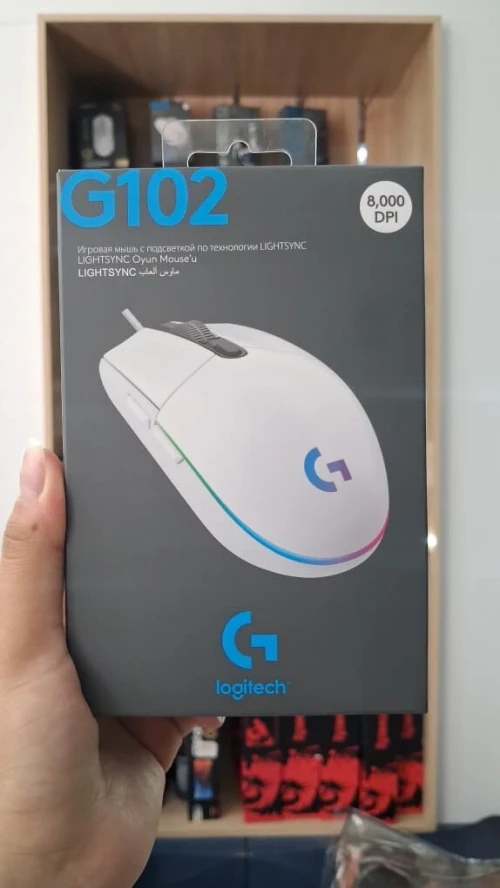 Souris Gaming Logitech G102 LIGHTSYNC Filaire  8000 DPI RGB