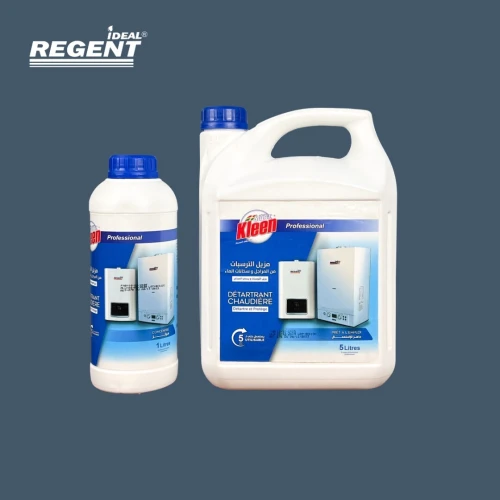 Détartrant Professionnel Disponible en 5L Prêt à l'emploi & 1L Concentré " REGENT " pour Chaudières et Chauffe-eau |لإزالة الترسبات الكلسية ريجون متوفر بصيغتين: 5 لتر جاهز و1 لتر مركز)