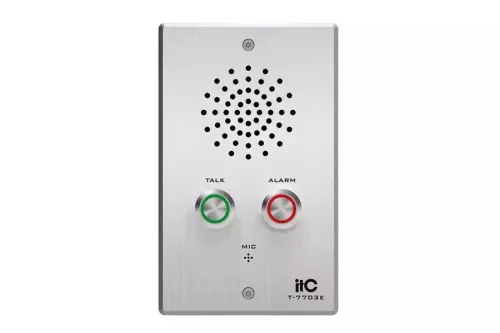 Terminal d'interphone d'aide et d'urgence  à deux boutons ITC T-7703E