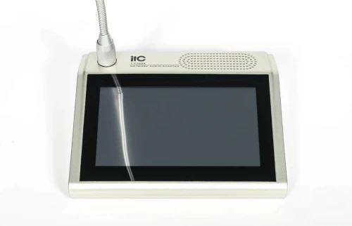 Microphone d'interphone de bureau à écran tactile de 7 pouces ITC T-7702A 